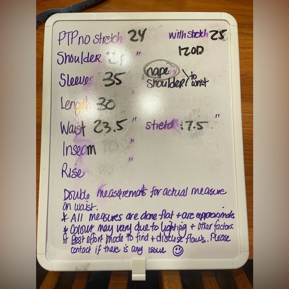 IZOD L burnt orange medium weight 1/4 button sweater with knit detail on sides - Picture 6 of 7